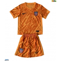 Forente Stater Keeper Bortedraktsett Barn Copa America 2024 Kortermet (+ Korte bukser)